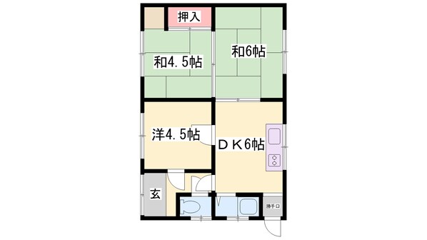 青山北二丁目貸家の物件間取画像